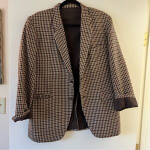 Vintage oversized blazer tweed